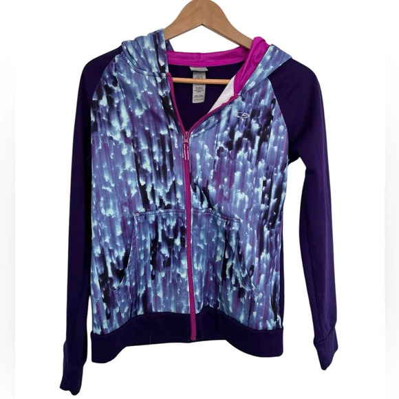 Champion girl hooded vest purple and pink size XL KIDS - Picture 1 of 6